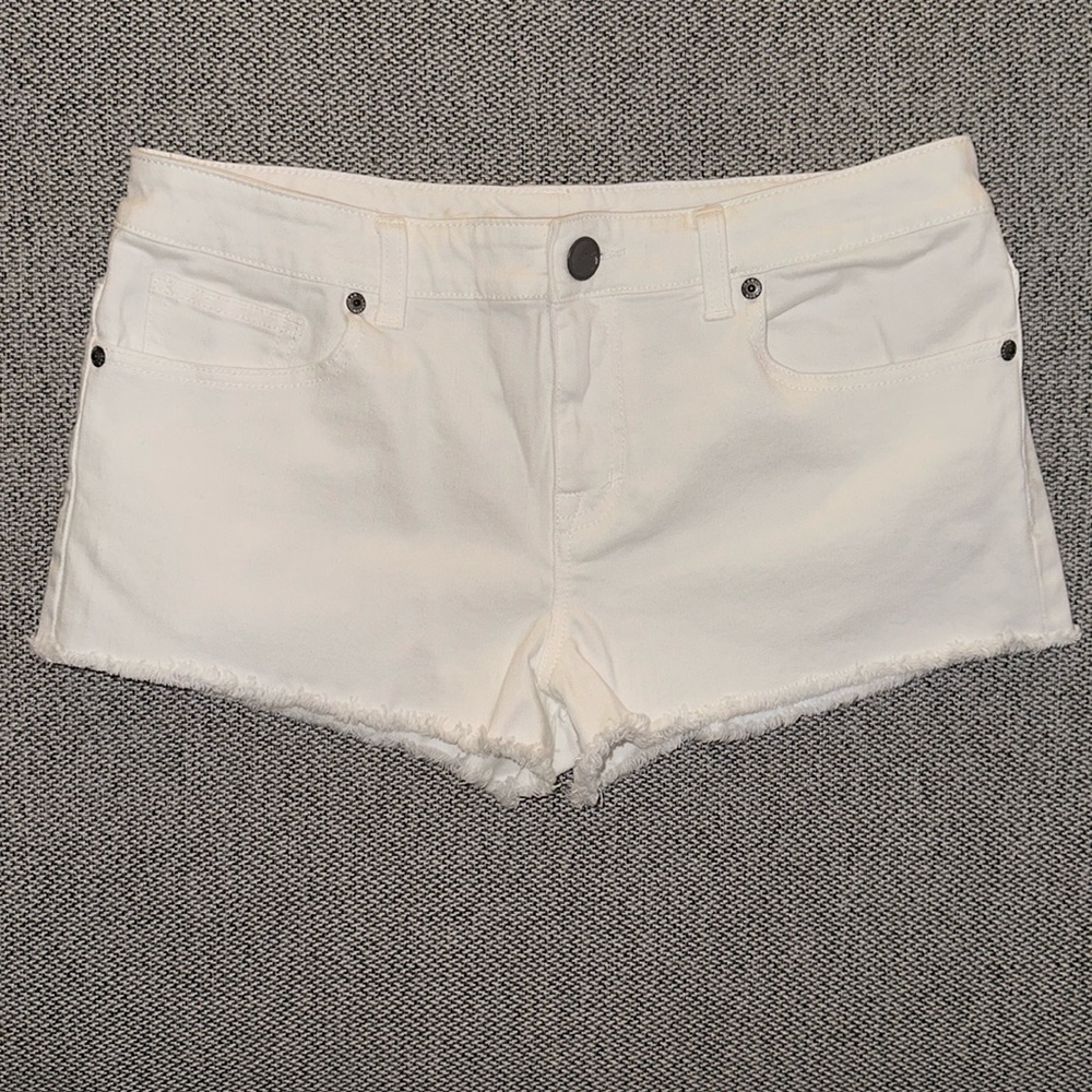 Victorias Secret White denim shorts